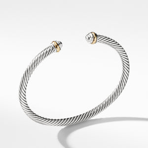 David Yurman Cable Classic Bracelet with Yellow Gold