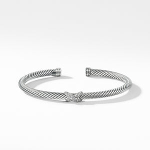 X Bracelet with Diamonds