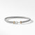 Cable Buckle Bracelet with Gold and Hook Clasp, Size Small