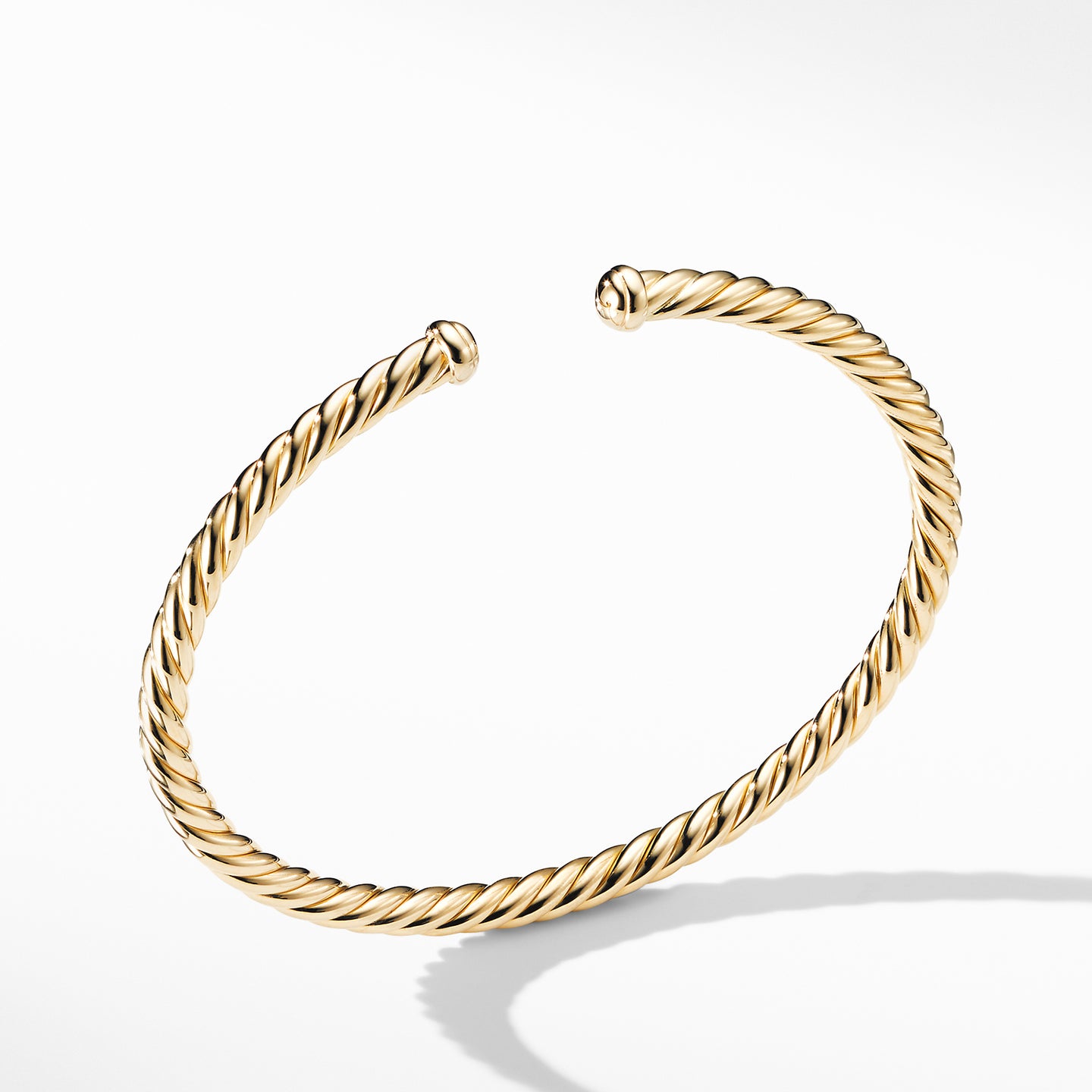 David Yurman Petite Precious Cable Bracelet in Gold