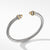 Cable Classic Bracelet with Gold, Size Small