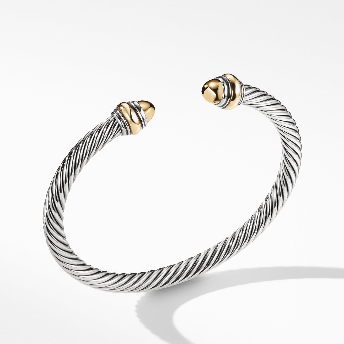 Cable Classic Bracelet with Gold, Size Small