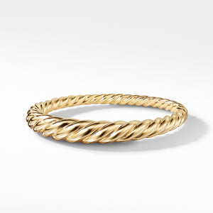 Pure Form® Cable Bracelet in 18K Gold, 9.5mm, Size Medium