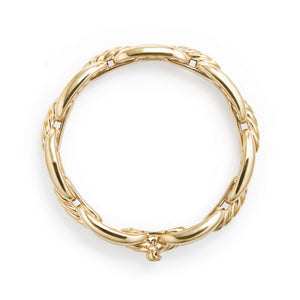 Wellesley Chain Bracelet in 18K Gold, 14mm, Size Medium