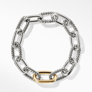 DY Madison® Medium Bracelet with 18K Gold, 11mm, Size Large