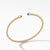 Cable Spira® Bracelet in 18K Gold with Hampton Blue Topaz and Diamonds, 3mm