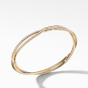Continuance® Pavé Diamond Bracelet in 18K Gold, Size Medium