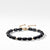 Spiritual Bead Bracelet with Black Onyx and 18K Gold
