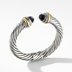 David Yurman Cable Classic Bracelet with Black Onyx and 14K Gold