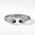 David Yurman Cable Classic Bracelet with Black Onyx Domes and 14K Yellow Gold