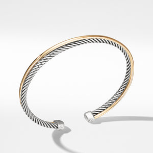 David Yurman The Crossover® Collection Bracelet in Silver and 18-Karat Yellow Gold