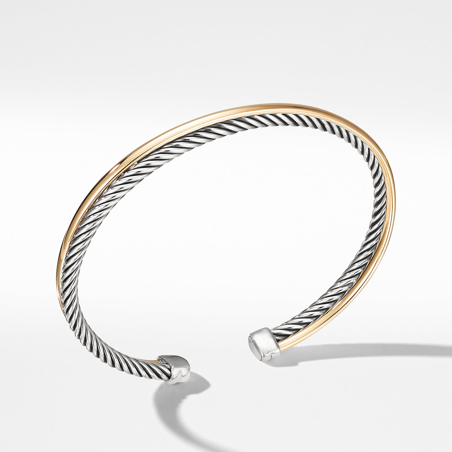 David Yurman Crossover Bracelet with 18K Gold