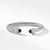 David Yurman Cable Silver Bracelet with Black Onyx and Diamonds