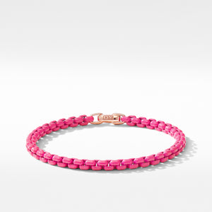 David Yurman   Bracelet in Stainless Steel and 14-Karat Rose Gold