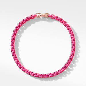 David Yurman   Bracelet in Stainless Steel and 14-Karat Rose Gold