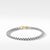 DY Bel Aire Chain Bracelet in Sterling Silver and Yellow Gold, Size Medium