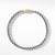 DY Bel Aire Chain Bracelet in Sterling Silver and Yellow Gold, Size Medium