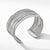 Crossover Cuff Bracelet with Diamonds, Size Medium