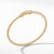 David Yurman Buckle Bracelet in 18K Yellow Gold with Diamonds