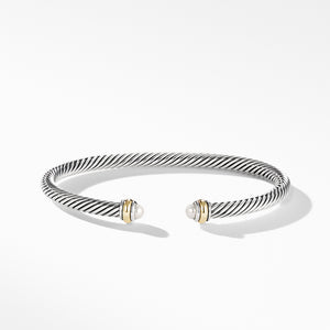 David Yurman The Cable Collection® Bracelet in Silver and 18-Karat Yellow Gold