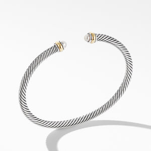 David Yurman The Cable Collection® Bracelet in Silver and 18-Karat Yellow Gold