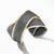 Load image into Gallery viewer, DY Origami Large Crossover Cuff Bracelet in Blackened Silver