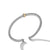 Cable Classics Center Station Bracelet with 18K Yellow Gold, Size Large