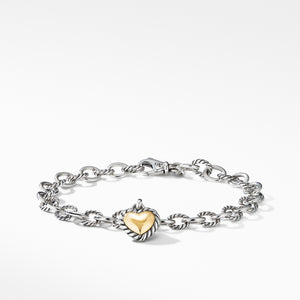 David Yurman Cable Cookie Classic Heart Bracelet Fink s