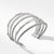 Load image into Gallery viewer, Stax Narrow Cuff Bracelet with Diamonds