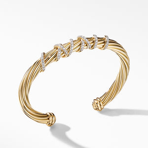 Helena Center Station Bracelet in 18K Yellow Gold with Diamonds