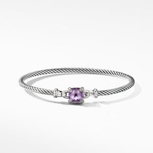 Châtelaine® Bracelet with Amethyst and Diamonds