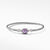Châtelaine® Bracelet with Amethyst and Diamonds