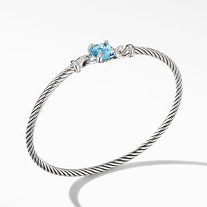 Châtelaine® Bracelet with Blue Topaz and Diamonds