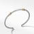 David Yurman Petite Helena Two Station Wrap Bracelet with Gold and Diamonds
