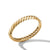 David Yurman Sculpted Cable Bracelet in 18K Yellow Gold