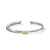 David Yurman The X Collection Bracelet in Silver and 18-Karat Yellow Gold