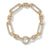 David Yurman Lexington Chain Bracelet in 18K Yellow Gold and Diamonds