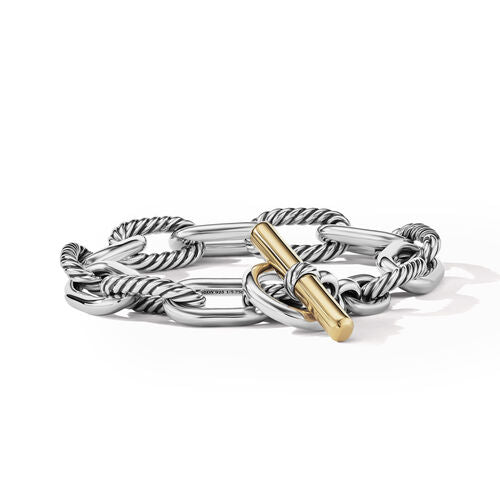 DY Madison Toggle Chain Bracelet with 18K Yellow Gold
