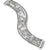 DY Madison Pearl Multi Row Chain Bracelet in Sterling Silver