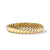 Sculpted Cable Bracelet in 18K Yellow Gold, Size Large