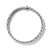 Sculpted Cable Bracelet in Sterling Silver, Size Medium