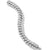 Sculpted Cable Bracelet in Sterling Silver, Size Large