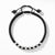 DY Fortune Woven Bracelet in Black with Black Onyx