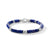 Spiritual Beads Hex Bracelet with Lapis, Size Medium