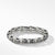Beveled Link Bracelet with Pavé Black Diamonds, Size Medium