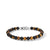Spiritual Beads Alternating Bracelet with Black Onyx &amp; Tiger&#39;s Eye, Size Medium