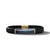 Streamline ID Black Rubber Bracelet with Pietersite and 18K Yellow Gold