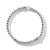 Double Box Chain Bracelet with 18K Yellow Gold, Size Large