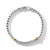 Double Box Chain Bracelet with 18K Yellow Gold, Size Medium