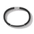 Load image into Gallery viewer, Streamline ID Black Rubber Bracelet with Black Onyx